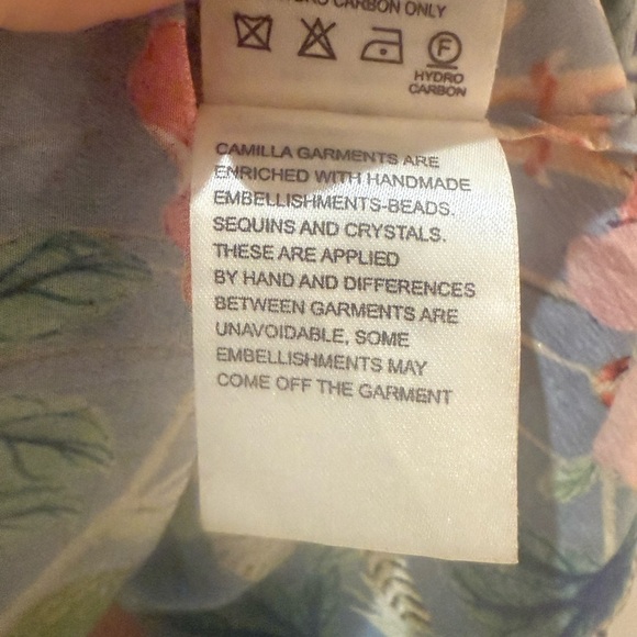 Camilla flared mini skill embellished sheer overlay dress- size s worn once !!! - Picture 11 of 13